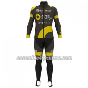 Tenue Maillot M/L + Collant à Bretelles 2017 Direct Energie N001